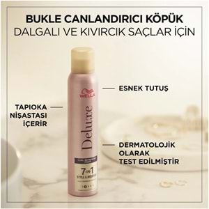 Wella Deluxe Bukle Saç Köpüğü 200 ML Canlandırı Bukle