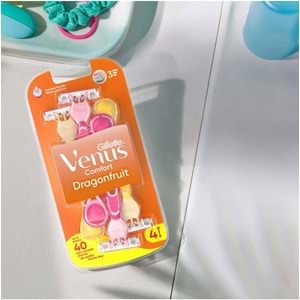 Gillette Simply Venus 3 Dragonfruit Kullan At Tıraş Bıçağı (Paket İçeriği 3 Adet)