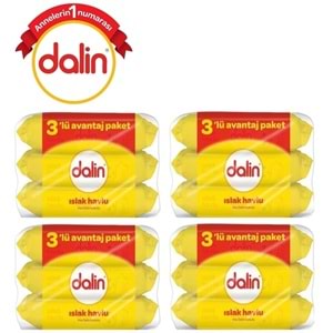 Dalin Islak Havlu Mendil Klasik 56 Yaprak 12 Li Set (672 Yaprak)