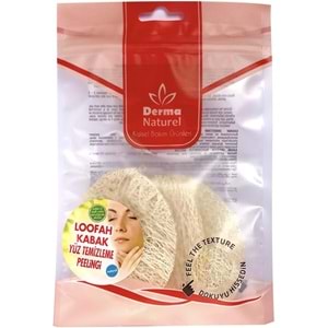 Derma Naturel Loofah Yüz Temizleme (Sivilce ve Siyah Noklar için) Peeling MS-06