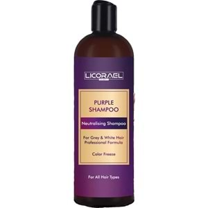Licorael Dubai Purple Shampoo Neutralising Shampoo (Turunculaşma Karşıtı Mor Şampuan) 400ML