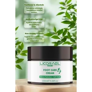 Licorael Dubai Foot Car Cream (Ayak ve Topuk Çatlak Kremi) 100ML