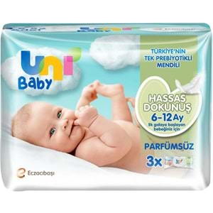 Uni Baby Islak Havlu Hassas Dokunuş 52 Yaprak (3 Lü Pk) 156 Yaprak