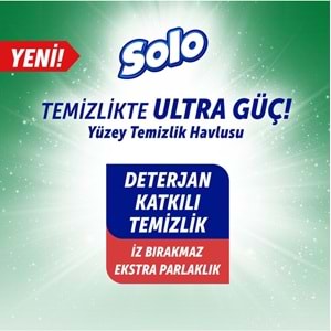 Solo Yüzey Temizlik Havlusu - Mendili 100 Yaprak Sedir Ağacı & Yasemin Esintisi Plastik Kapaklı
