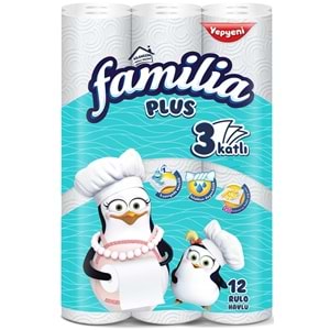 Familia Kağıt Havlu Plus 12 Li Pk (3 Katlı) Penguen