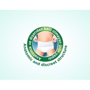 Evony Hasta Bezi Yetişkin Emici Külot L - Büyük - Large 30 Adet Tekli Pk