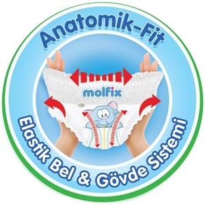 Molfix Külot Bebek Bezi Beden:6 (15+Kg) Extra Large 50 Adet Süper Fırsat Pk