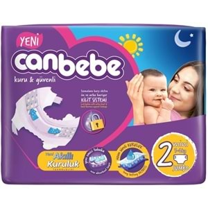 Canbebe Jumbo Beden:2 (3-6Kg) Mini 68 Adet Bebek Bezi