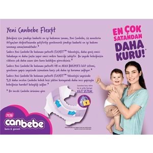 Canbebe Jumbo Beden:2 (3-6Kg) Mini 68 Adet Bebek Bezi