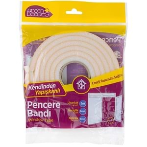 GreenLeaves Süngerli Pencere Bandı 5 Metre