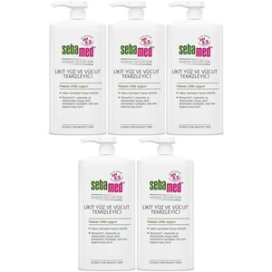 Sebamed Yüz ve Vücut Temizleyici Likit 750 ML (5 Li Set)