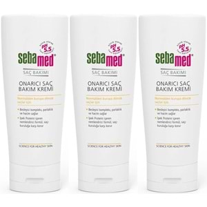 Sebamed Onarıcı Saç Bakım Kremi 200 ML (3 Lü Set)
