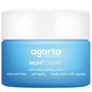 Agarta Doğal Yaşlanma Karşıtı Anti-Age Gece Kremi Su Bazlı 50 ML Night (Kırışıklık - Sıkılaştırıcı)