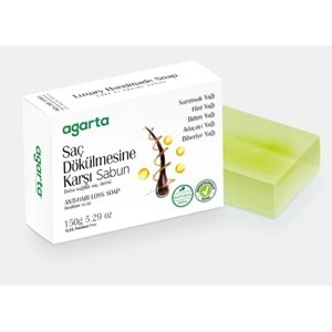 Agarta El Yapımı Doğal Sabun 150GR Saç Dökülmesine Karşı