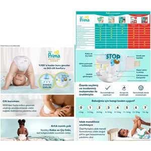 Prima Premium Care Bebek Bezi Beden:6 (13+) Extra Large 62 Adet Ultra Fırsat Pk