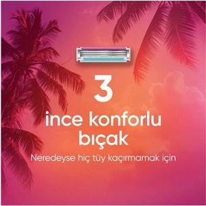 Gillette Venus Gillette Simply 3 Tıraş Makinesi + 3 Yedek Tıraş Bıçağı Kadınlar İçin