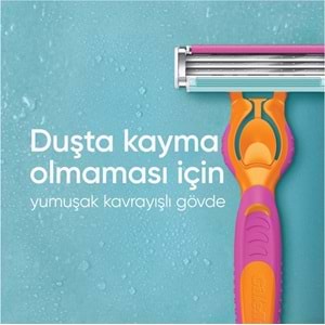 Gillette Venus Gillette Simply 3 Tıraş Makinesi + 3 Yedek Tıraş Bıçağı Kadınlar İçin