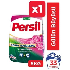 Persil Matik Toz Çamaşır Deterjanı 5KG Gülün Büyüsü (33 Yıkama)
