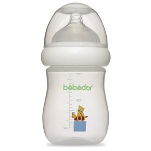 Bebedor Desenli Geniş Ağızlı PP Biberon 180ML (Kod:97322) - Sarı