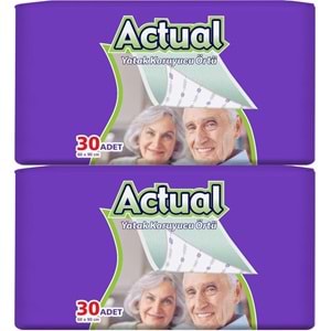 Actual Hasta Alt Açma Yatak Koruyucu Örtü 60*90CM 60 Adet (2PK*30)