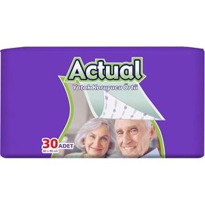 Actual Hasta Alt Açma Yatak Koruyucu Örtü 60*90CM 60 Adet (2PK*30)