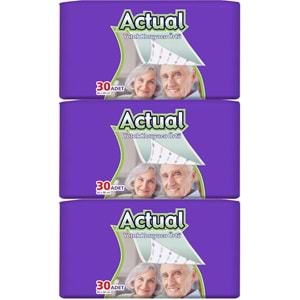 Actual Hasta Alt Açma Yatak Koruyucu Örtü 60*90CM 90 Adet (3PK*30)