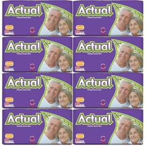 Actual Yetişkin Hasta Bezi Bel Bantlı S - Small - Küçük 240 Adet (8PK*30)
