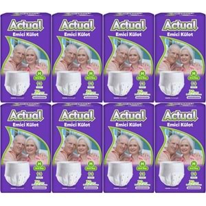 Actual Emici Külot Yetişkin Bezi M - Medium - Orta (Islaklık Göstergeli) 240 Adet