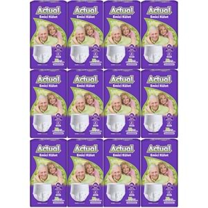 Actual Emici Külot Yetişkin Bezi XL - Extra Large - Ekstra Büyük (Islaklık Göstergeli) 360 Adet