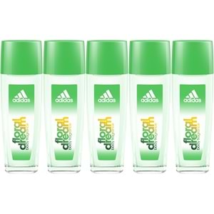 adidas Deodorant 75ML Women-Kadın Floral Dream Natural (5 Li Set)