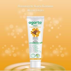 Agarta Doğal Diş Macunu 100ML Propolisli (12 Li Set)