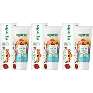 Agarta Doğal Diş Macunu 75ML Çocuk (3 Lü Set)