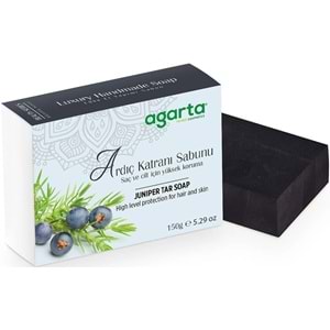 Agarta El Yapımı Doğal Sabun 150GR Ardıç Katranı (9 Lu Set)
