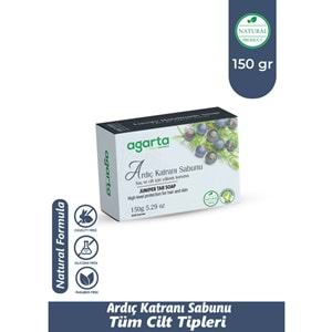 Agarta El Yapımı Doğal Sabun 150GR Ardıç Katranı (9 Lu Set)