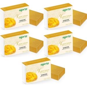 Agarta El Yapımı Doğal Sabun 150GR Kükürt (5 Li Set)