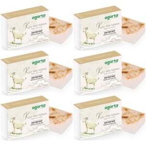 Agarta El Yapımı Doğal Sabun 150GR Keçi Sütü (6 Lı Set)