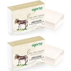 Agarta El Yapımı Doğal Sabun 150GR Eşek Sütü (2 Li Set)
