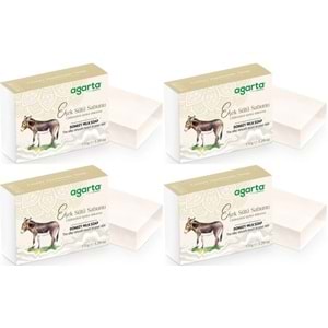 Agarta El Yapımı Doğal Sabun 150GR Eşek Sütü (4 Lü Set)