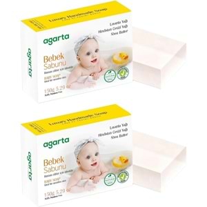Agarta El Yapımı Doğal Sabun 150GR Bebek (2 Li Set)