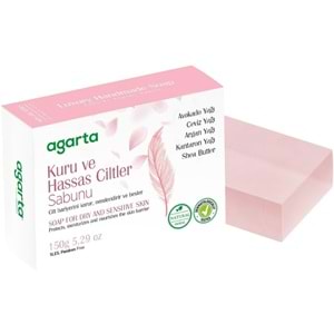 Agarta El Yapımı Doğal Sabun 150GR Kuru ve Hassas Ciltler (4 Lü Set)
