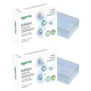 Agarta El Yapımı Doğal Sabun 150GR Kollajen (2 Li Set)