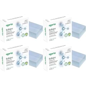 Agarta El Yapımı Doğal Sabun 150GR Kollajen (4 Lü Set)