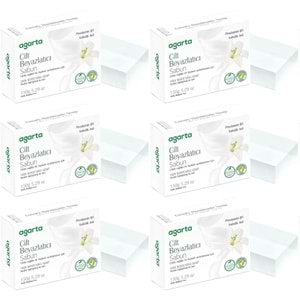 Agarta El Yapımı Doğal Sabun 150GR Cilt Beyazlatıcı (6 Lı Set)