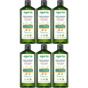 Agarta Doğal Şampuan 400 ML Kepek Karşı Etkili - Kaşıntı Pullanma Karşıtı (6 Lı Set)