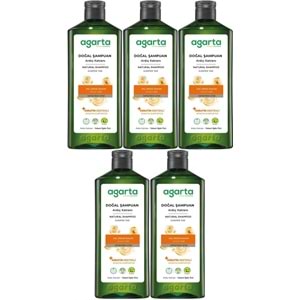 Agarta Doğal Şampuan 400 ML Ardıç Katranı ve Keratin (5 Li Set)