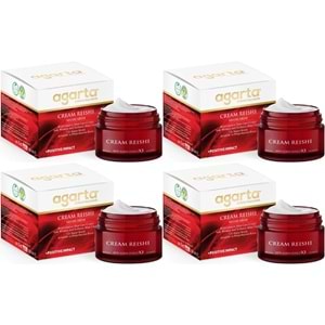 Agarta Doğal Yaşlanma Karşıtı Reishi Kremi 50 ML (Kırışıklık - Dolgunlaştırıcı) (4 Lü Set)