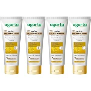 Agarta Doğal Güçlü Bakım Saç Güzelleştirici Krem 250 ML (4 Lü Set)