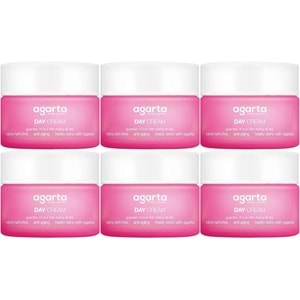 Agarta Doğal Nemlendirici Su Bazlı Gündüz Kremi 50 ML (6 Lı Set)