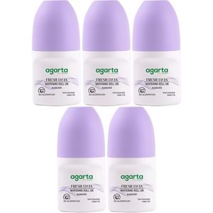 Agarta Roll-On Kadın 50 ML Fresh Lycıa Sensatıon (24 Saat Etkili Ter Kokusu Önleyici) (5 Li Set)
