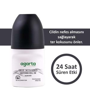 Agarta Roll-On Erkek 50 ML Patchoulı Deep Sensatıon (24 Saat Etkili Ter Kokusu Önleyici) (2 Li Set)